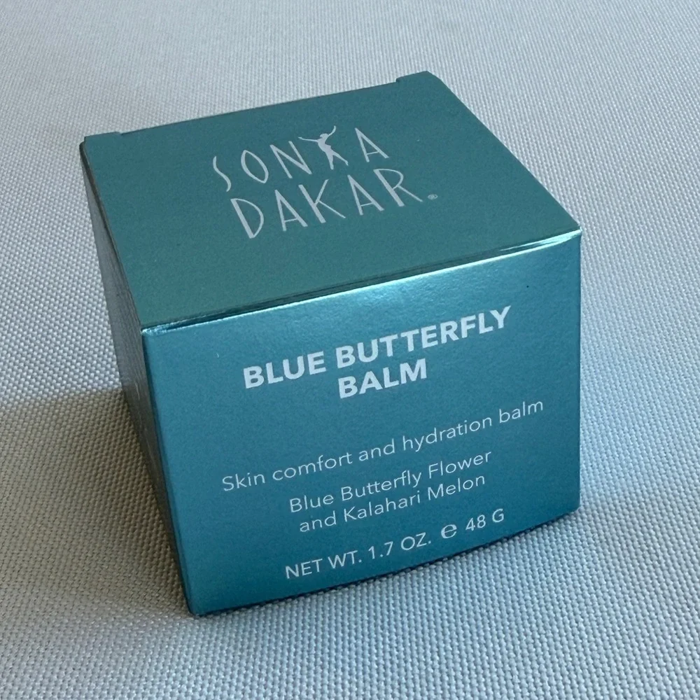 NWT Sonya Dakar Blue Butterfly Balm